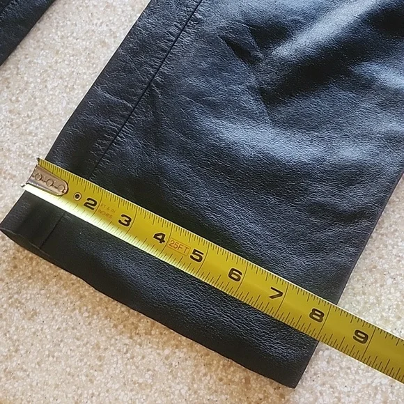 Cache Leather Pants Black Butter Soft Fully Lined Size 4 - Picture 11 of 15